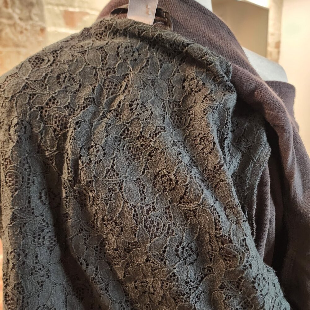 Free People | Ruffle Military Style Knit Jacket - Picture 5 of 7